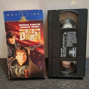 🖤 Red Dawn VHS Tape, 1998, Movie Patrick Swayze
